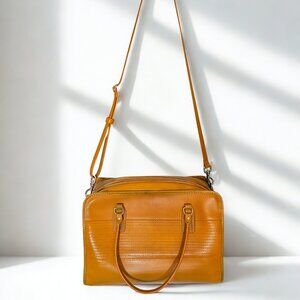 Elvis & Kresse Reclaimed Firehose Bag in Mustard